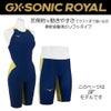 ミズノ競泳水着レディースGXSONIC6ETWA承認モデルGXSONICVIハーフスーツ布帛素材競泳全種目短距離～中・長距離選手向きMIZUNO高速水着女性用2025年春夏モデル新色ターコイズN2MGA703finaマークあり
