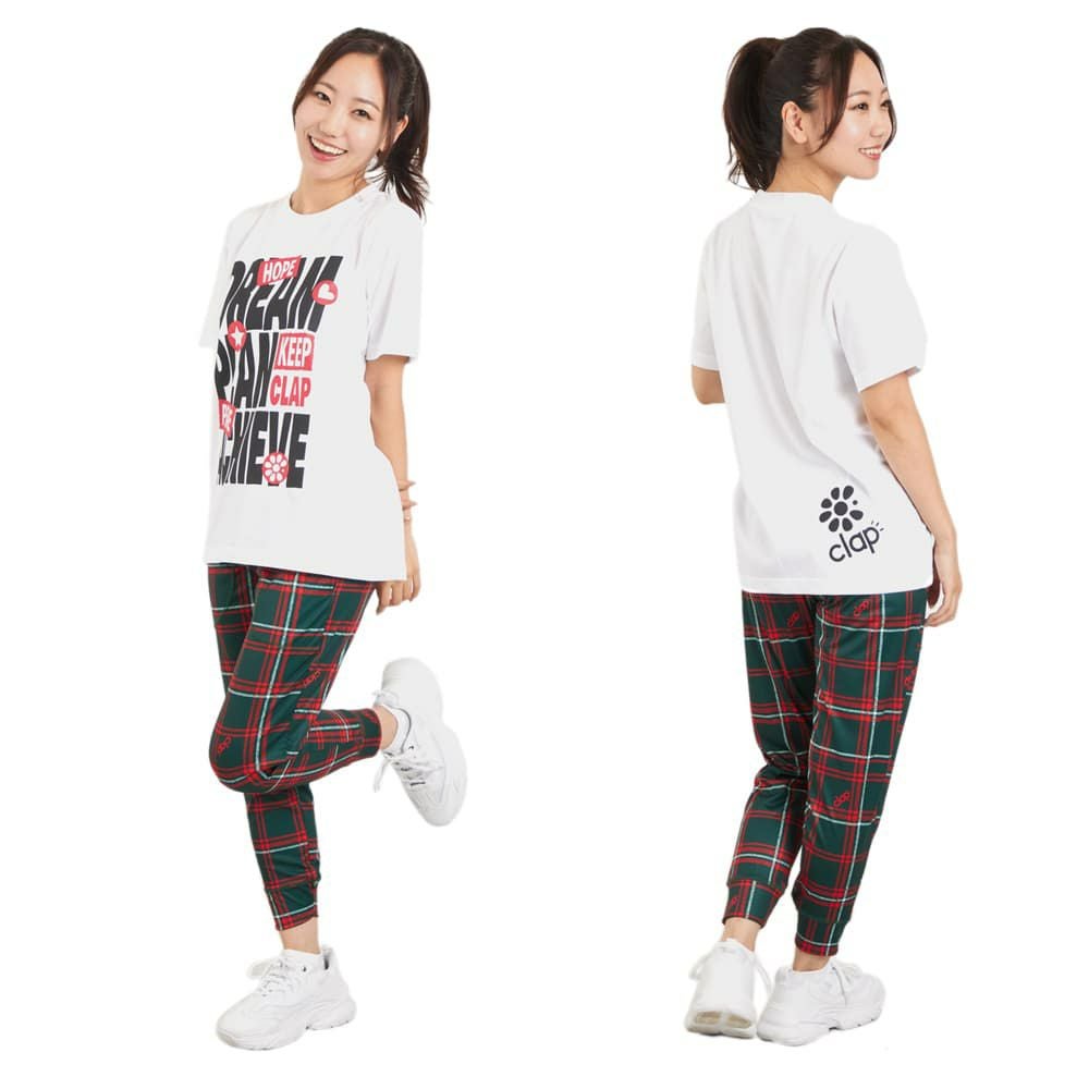 クラップCLAPドリームプランアチーブティーレディーススポーツアパレルトレーニングフィットネス女性CTS25084