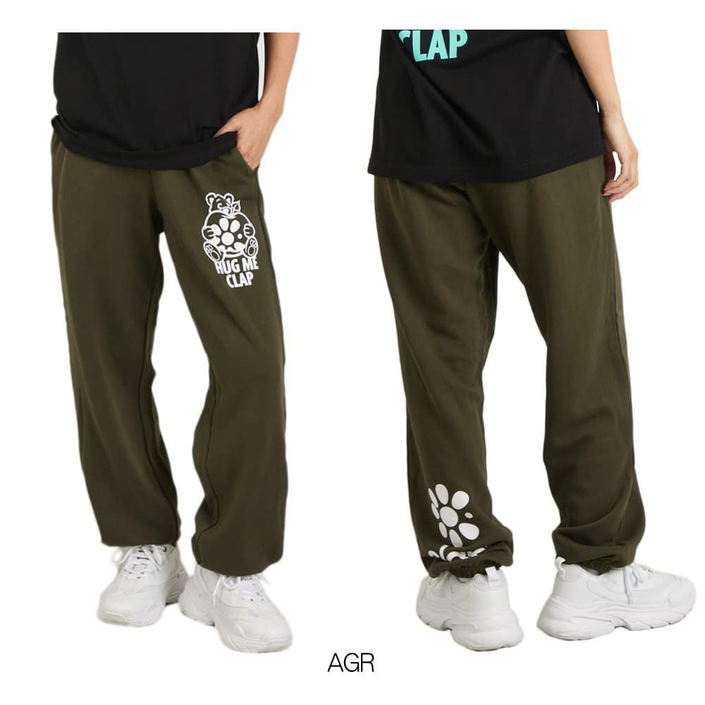 クラップCLAPハグミースウェットパンツレディーススポーツアパレルトレーニングフィットネス女性SP25009