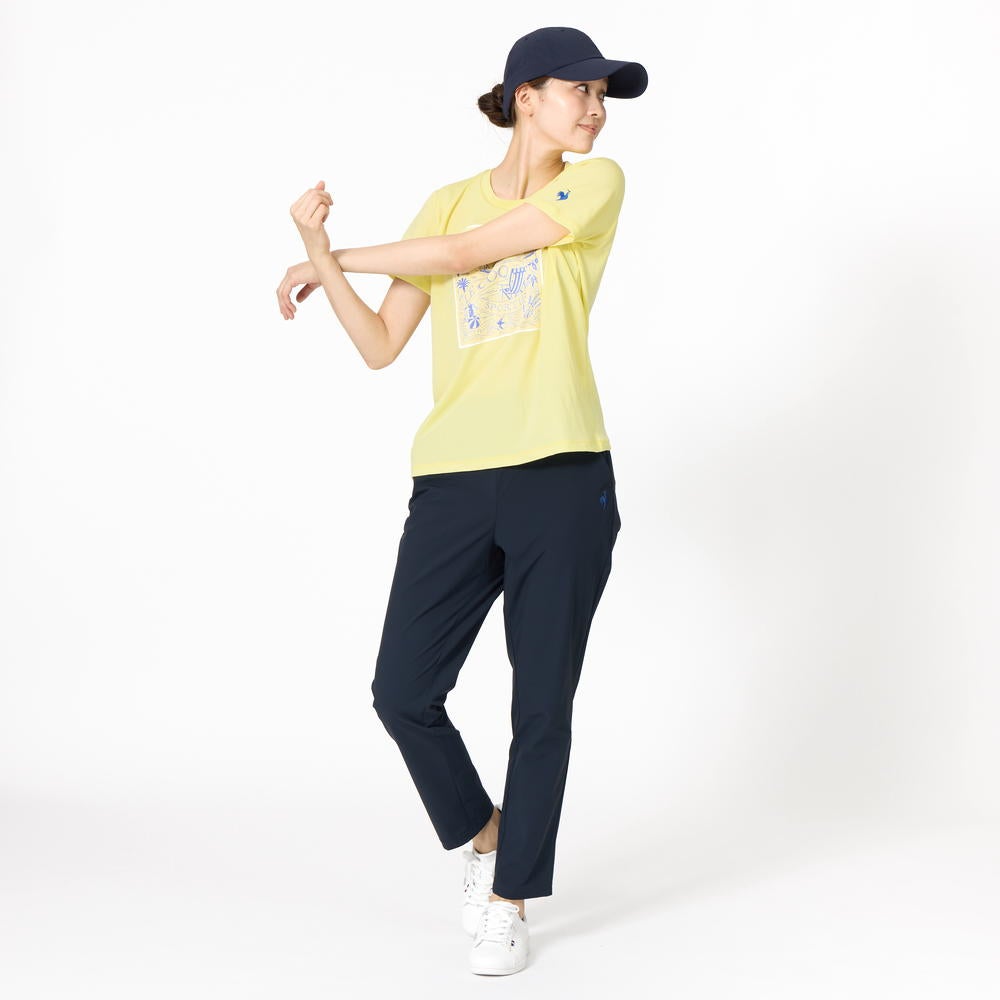 ルコックスポルティフlecoqsportifエアスタイリッシュパンツCOOL9分丈レディーススポーツウェア女性2026年春夏モデルLT6SLP41L