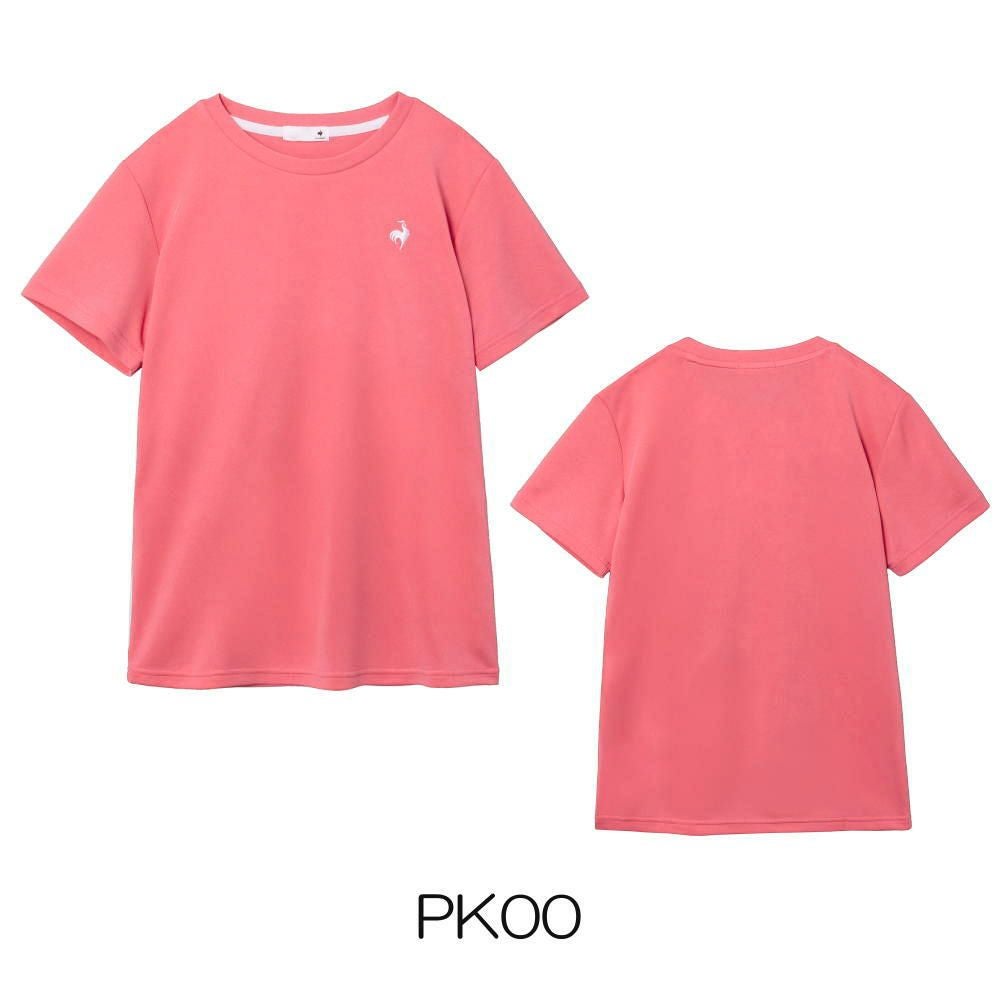 ルコックスポルティフlecoqsportifリサイクルポリエステル半袖Tシャツレディーススポーツウェア女性2026年春夏モデルLT6SHTZ1L