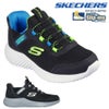 スケッチャーズSKECHERSキッズシューズスポーツカジュアルシューズスニーカー靴スリップインズバウンダーブリスクバーストSlip-insBOUNDERBRISKBURSTジュニア26年春夏モデルSKJ403822L
