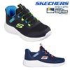 スケッチャーズ SKECHERS ジュニア男子 キッズシューズ スポーツカジュアルシューズ スニーカー 靴 スリップインズ バウンダー ブリスク バースト Slip-ins BOUNDER BRISK BURST SKJ403822L