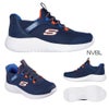 スケッチャーズ SKECHERS ジュニア男子 キッズシューズ スポーツカジュアルシューズ スニーカー 靴 スリップインズ バウンダー ブリスク バースト Slip-ins BOUNDER BRISK BURST SKJ403822L