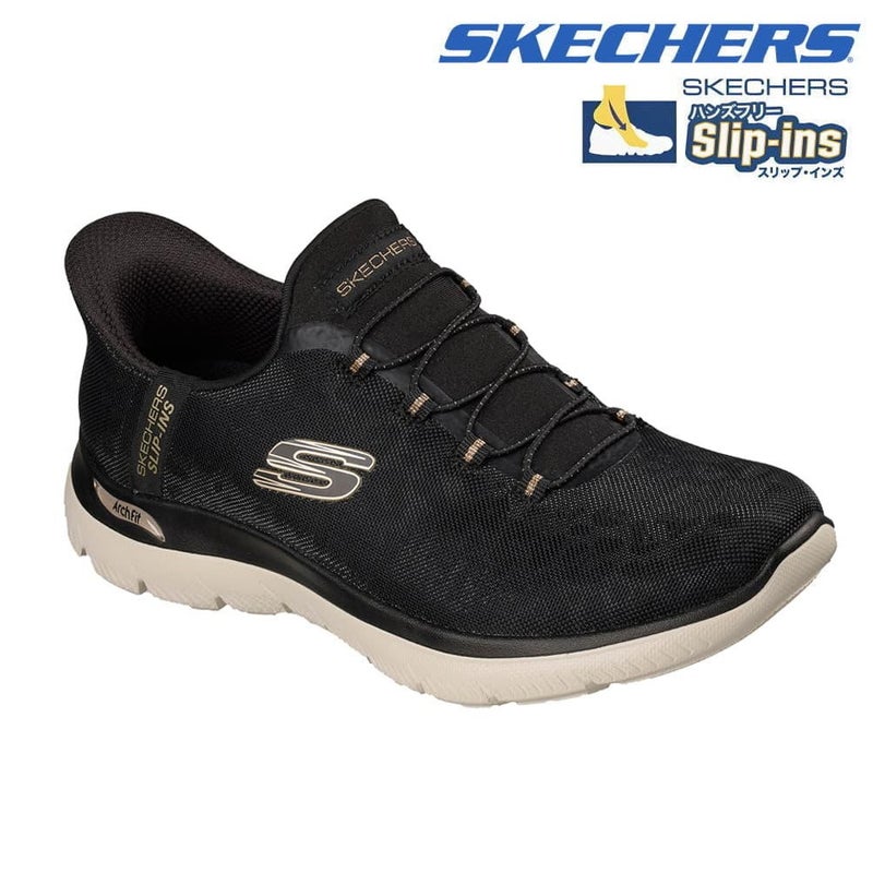 スケッチャーズSKECHERSレディースシューズスポーツカジュアルシューズスニーカー靴スリップインズアーチフィットサミッツSlip-insARCHFITSUMMITSレディース26年春夏モデルSKJ150750W
