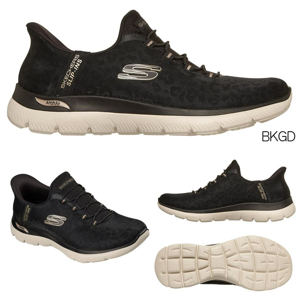 スケッチャーズSKECHERSレディースシューズスポーツカジュアルシューズスニーカー靴スリップインズアーチフィットサミッツSlip-insARCHFITSUMMITSレディース26年春夏モデルSKJ150750W