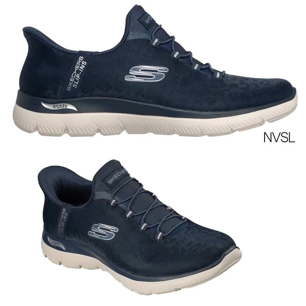 スケッチャーズSKECHERSレディースシューズスポーツカジュアルシューズスニーカー靴スリップインズアーチフィットサミッツSlip-insARCHFITSUMMITSレディース26年春夏モデルSKJ150750W