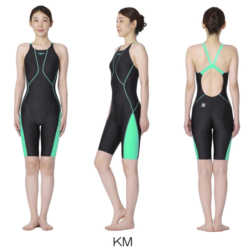 スピードSPEEDO競泳水着レディースWA承認モデルフレックスシグマニューオープンバックニースキン1オールインワンFLEXΣν2026年春夏モデルSCW12601Ffinaマークあり