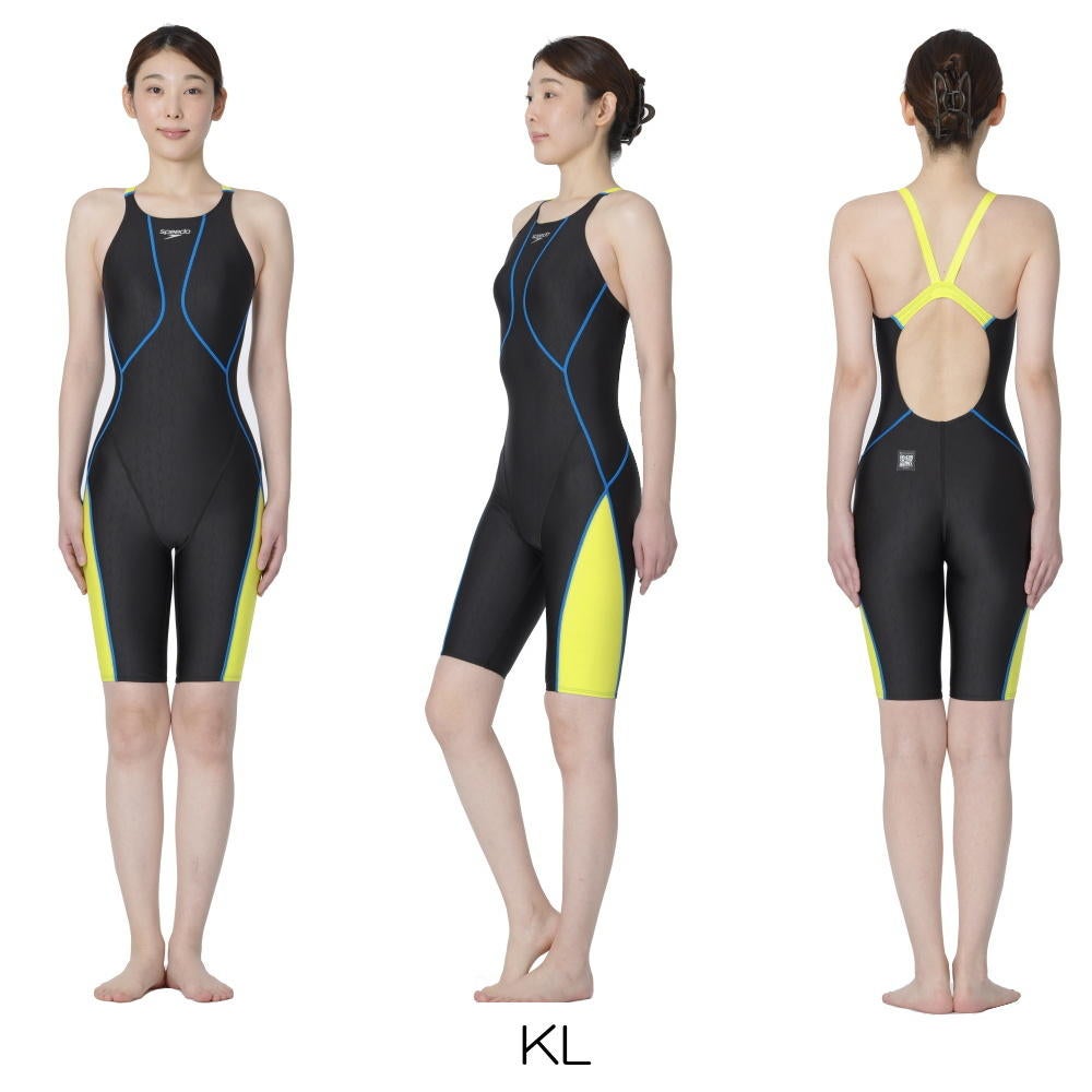 スピードSPEEDO競泳水着レディースWA承認モデルフレックスシグマニューオープンバックニースキン1オールインワンFLEXΣν2026年春夏モデルSCW12601Ffinaマークあり