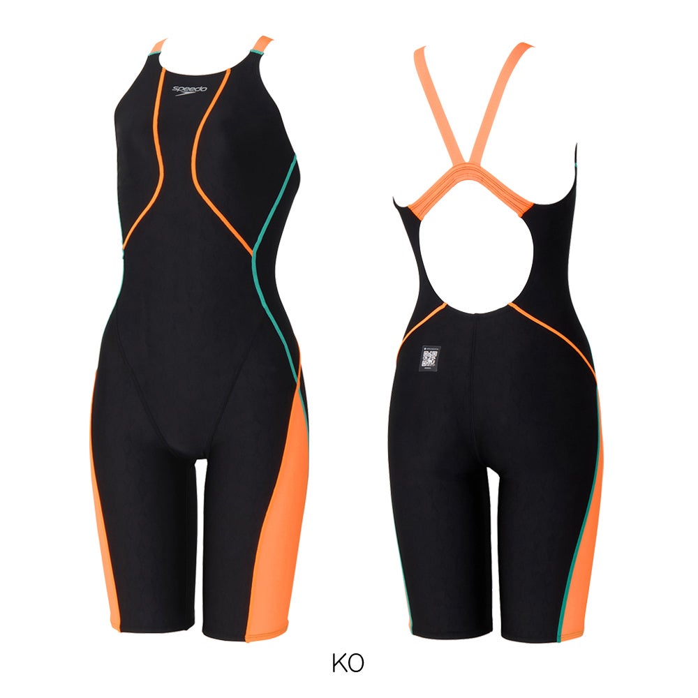 スピードSPEEDO競泳水着レディースWA承認モデルフレックスシグマニューオープンバックニースキン1オールインワンFLEXΣν2026年春夏モデルSCW12601Ffinaマークあり