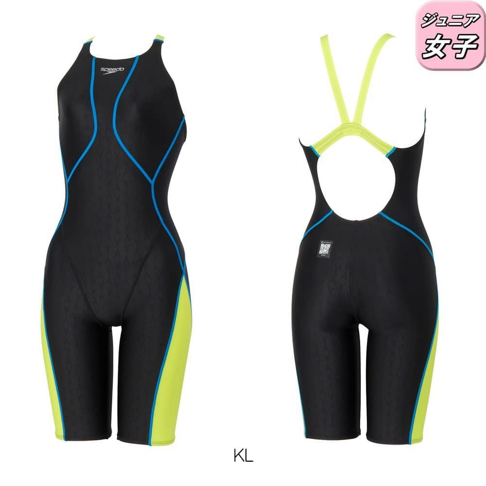 スピードSPEEDO競泳水着ジュニア女子WA承認モデルフレックスシグマニュージュニアオープンバックニースキン1オールインワンFLEXΣν2026年春夏モデルSCG12601Ffinaマークあり