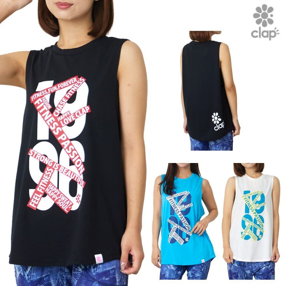 クラップCLAPクラップ1996トレーニングタンクレディーススポーツアパレルトレーニングフィットネス女性CTS25097