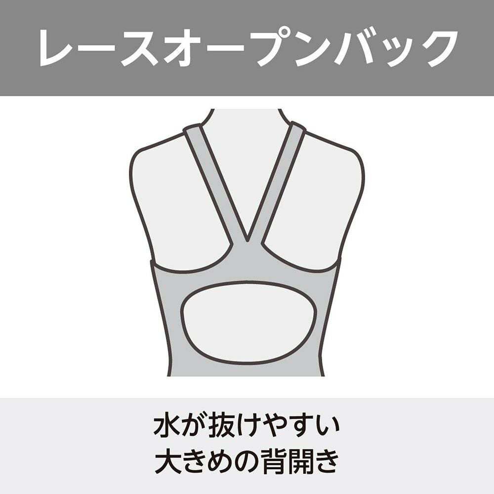 ミズノMIZUNO競泳水着ジュニア女子WA承認モデルGX・SONICSTREAMハーフスーツレースオープンバックオールインワン2025年秋冬モデルN2MGC920finaマークあり