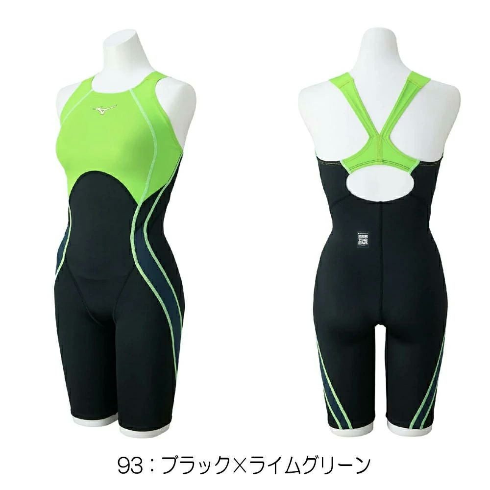 ミズノMIZUNO競泳水着レディースWA承認モデルGX・SONICSTREAMハーフスーツマスターズバックここちUオールインワン2025年秋冬モデルN2MGC733finaマークあり