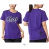 クラップCLAPレオクラップTシャツレディーススポーツアパレルトレーニングフィットネス女性CTS26002