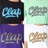 クラップCLAPレオクラップTシャツレディーススポーツアパレルトレーニングフィットネス女性CTS26002