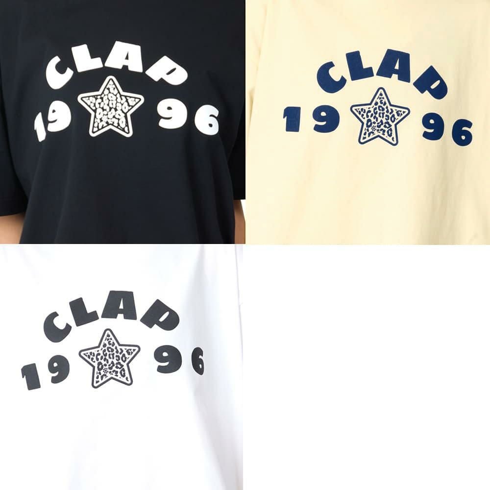 クラップCLAPスタークラップ1996コードTシャツレディーススポーツアパレルトレーニングフィットネス女性CTS26004