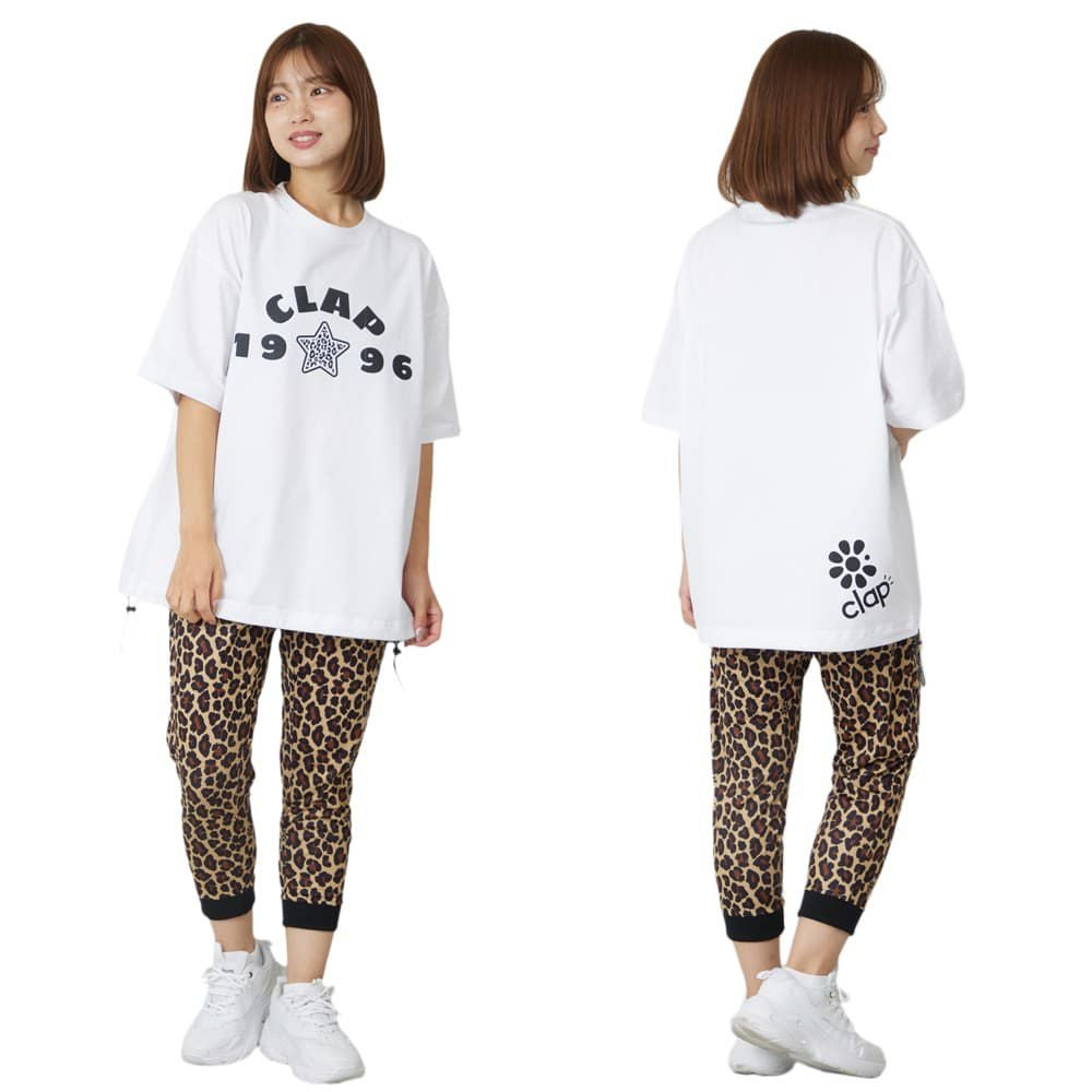 クラップCLAPスタークラップ1996コードTシャツレディーススポーツアパレルトレーニングフィットネス女性CTS26004