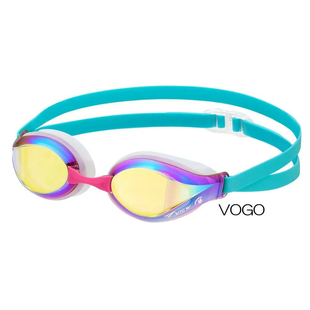 VIEWスイミングゴーグルクッション付きジュニアミラータイプTRYトライV260JSAM