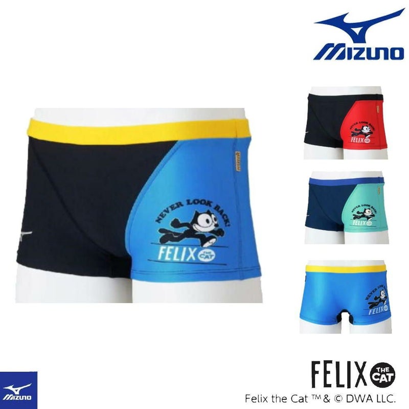 ミズノMIZUNO競泳水着練習用水着メンズエクサースーツショートスパッツEXERSUITSU-FitフィリックスFELIXTHECAT競泳練習水着2026年春夏モデルN2MBD590