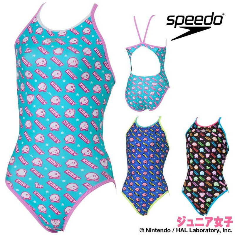 スピードSPEEDO競泳水着練習用水着ジュニア女子カービィ1アップクラシックターンズスーツENDURANCEECO競泳練習水着2026年春夏モデルSTG02603