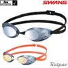 SWANSスワンズレーシングゴーグルスナイパーミラーレンズノンクッションWA承認競泳2026年春夏限定モデル午年馬年SR-10MLT26S