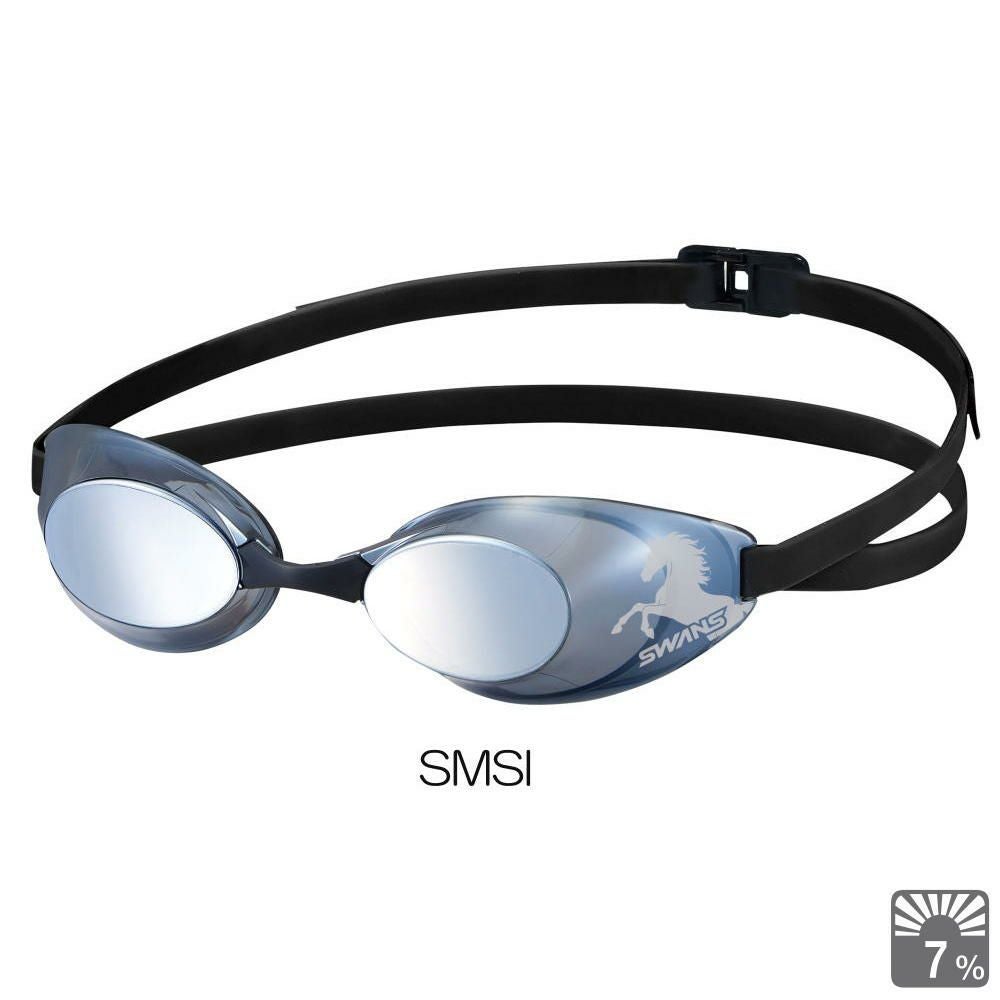SWANSスワンズレーシングゴーグルスナイパーミラーレンズノンクッションWA承認競泳2026年春夏限定モデル午年馬年SR-10MLT26S