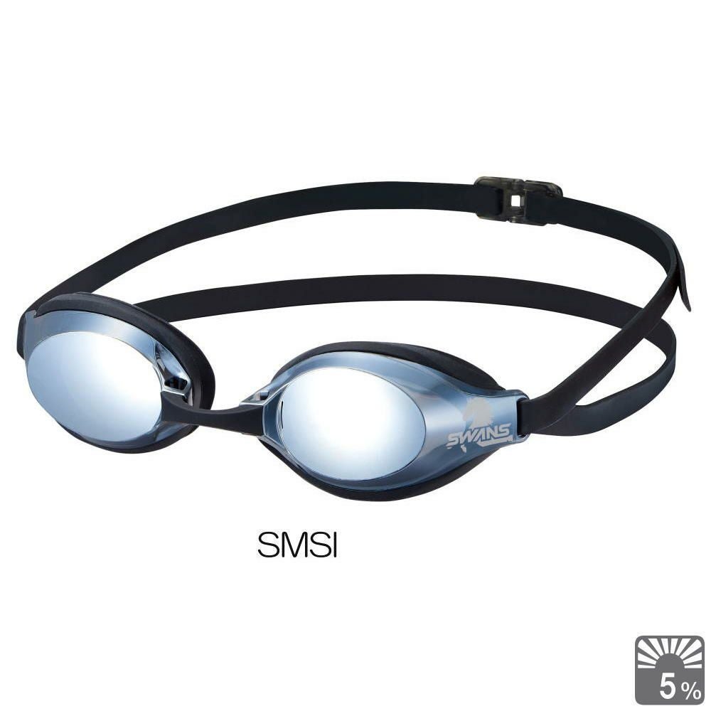 SWANSスワンズレーシングゴーグルアクアライトニングミラーレンズクッション付きWA承認競泳2026年春夏限定モデル午年馬年SR-3MLT26S