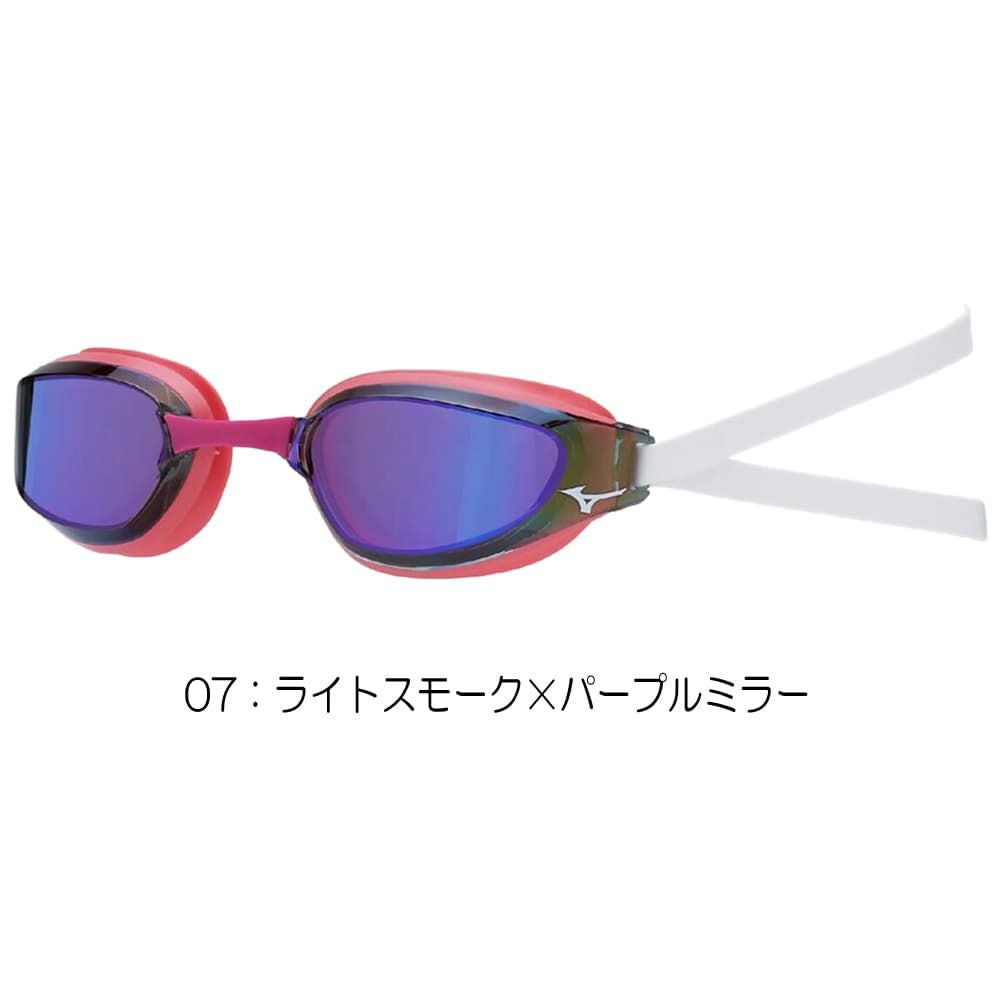 ミズノMIZUNO水泳レーシングゴーグル限定ゴーグルクッションカーブレンズクッション一体型WA承認モデルくもり止め競泳2026年春夏モデルN3JED031fina承認