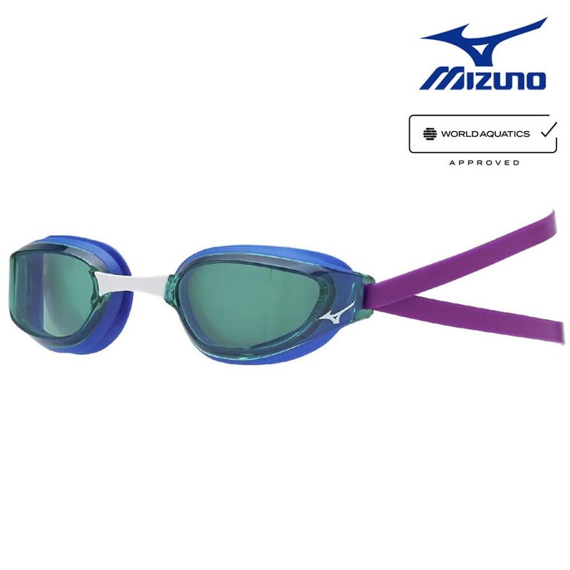ミズノMIZUNO水泳レーシングゴーグル限定ゴーグルクッションカーブレンズクッション一体型WA承認モデルくもり止め競泳2026年春夏モデルN3JED030fina承認