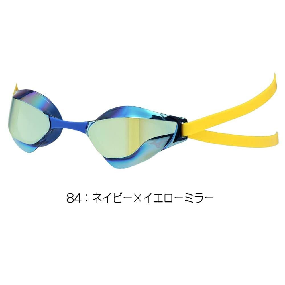 ミズノMIZUNO水泳レーシングゴーグル限定ゴーグルカーブレンズノンクッションタイプWA承認モデルくもり止め競泳2026年春夏モデルN3JED191fina承認