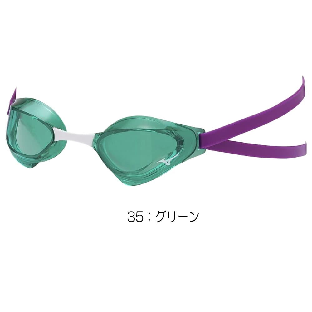 ミズノMIZUNO水泳レーシングゴーグル限定ゴーグルカーブレンズノンクッションタイプWA承認モデルくもり止め競泳2026年春夏モデルN3JED190fina承認