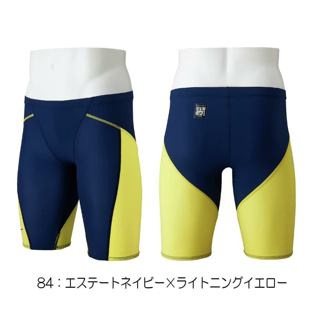 ミズノMIZUNO競泳水着メンズWA承認モデルGX・SONICLITEハーフスパッツ2026年春夏モデルN2MBD010finaマークあり