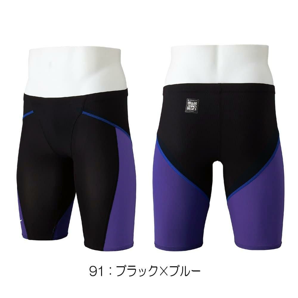 ミズノMIZUNO競泳水着メンズWA承認モデルGX・SONICLITEハーフスパッツ2026年春夏モデルN2MBD010finaマークあり