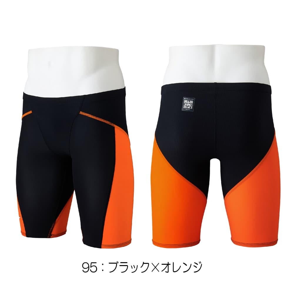 ミズノMIZUNO競泳水着メンズWA承認モデルGX・SONICLITEハーフスパッツ2026年春夏モデルN2MBD010finaマークあり