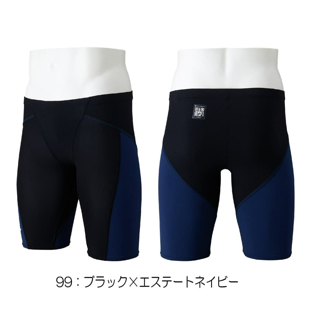 ミズノMIZUNO競泳水着メンズWA承認モデルGX・SONICLITEハーフスパッツ2026年春夏モデルN2MBD010finaマークあり