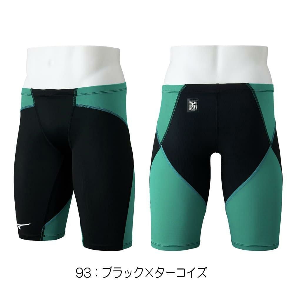 ミズノMIZUNO競泳水着メンズWA承認モデルGX・SONICDUALハーフスパッツ2026年春夏モデルN2MBD015finaマークあり