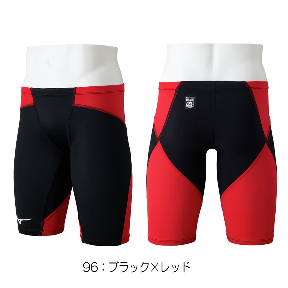 ミズノMIZUNO競泳水着メンズWA承認モデルGX・SONICDUALハーフスパッツ2026年春夏モデルN2MBD015finaマークあり