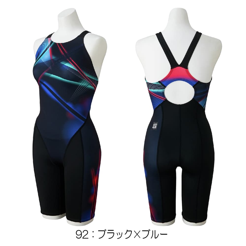 ミズノMIZUNO競泳水着レディースWA承認モデルSTGraphicハーフスーツ（マスターズバック）GX・SONICSTREAM2026年春夏モデルN2MGD241finaマークあり