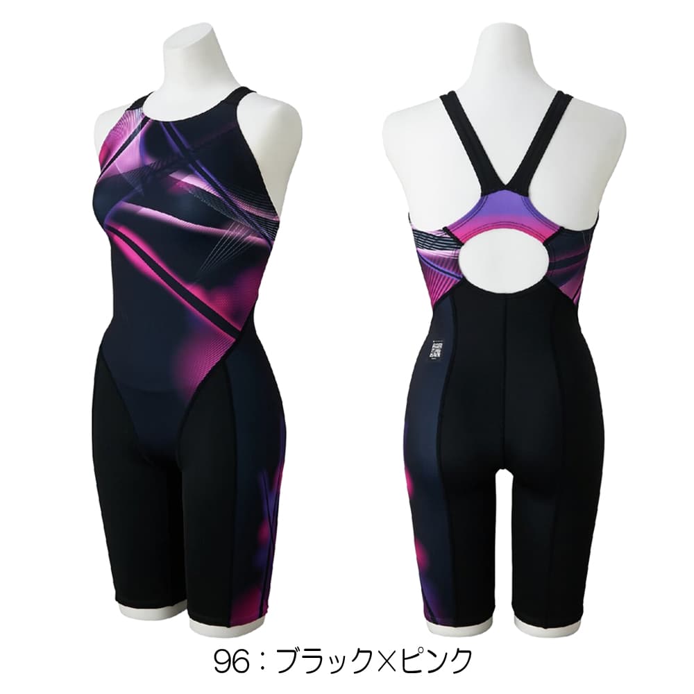 ミズノMIZUNO競泳水着レディースWA承認モデルSTGraphicハーフスーツ（マスターズバック）GX・SONICSTREAM2026年春夏モデルN2MGD241finaマークあり
