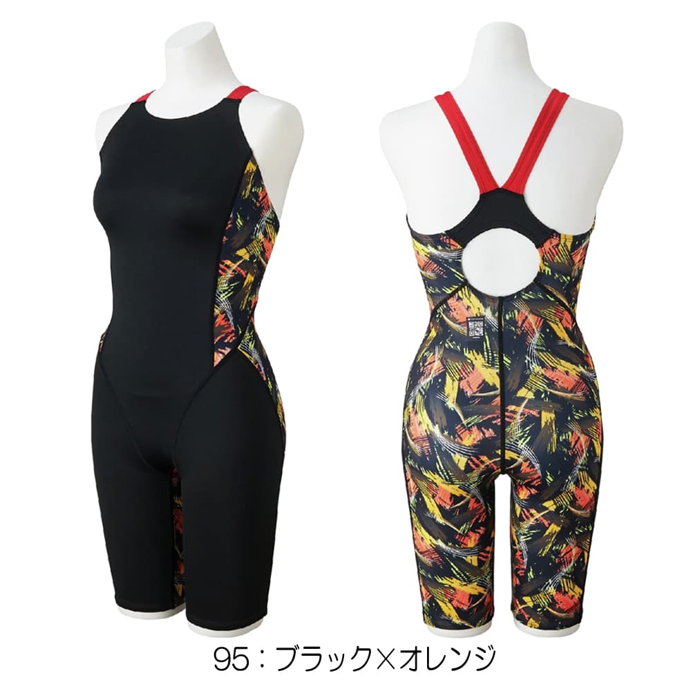 ミズノMIZUNO競泳水着レディースWA承認モデルSTGraphicハーフスーツ（マスターズバック）GX・SONICSTREAM2026年春夏モデルN2MGD243finaマークあり