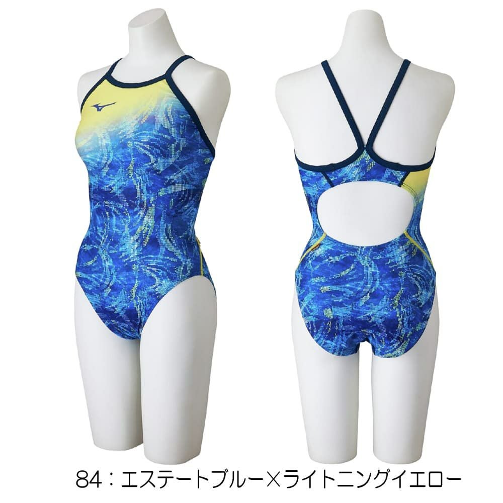 ミズノMIZUNO競泳水着練習用水着レディースエクサースーツミディアムカットEXERSUITSU-Fit競泳練習水着2026年春夏モデルN2MAD271