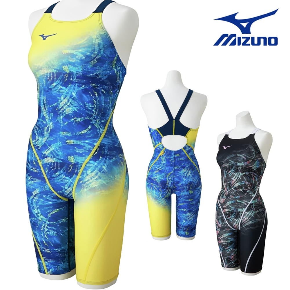 ミズノMIZUNO競泳水着練習用水着レディースエクサースーツハーフスーツオールインワンEXERSUITSU-Fit競泳練習水着2026年春夏モデルN2MGD273
