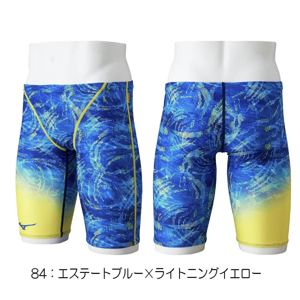 ミズノMIZUNO競泳水着練習用水着メンズエクサースーツハーフスパッツEXERSUITSU-Fit競泳練習水着2026年春夏モデルN2MBD073