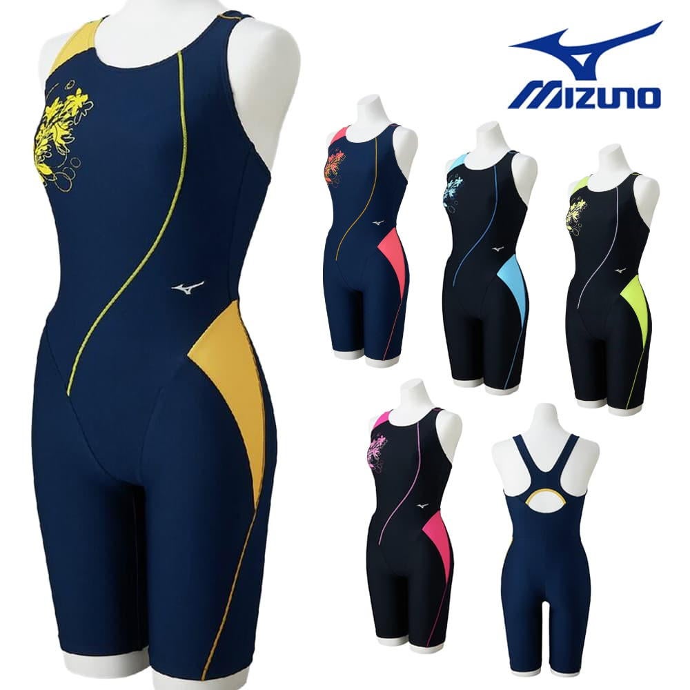 ミズノMIZUNOフィットネス水着レディースStrokeONEオールインワンパッド付き2026年春夏モデルN2JGD310