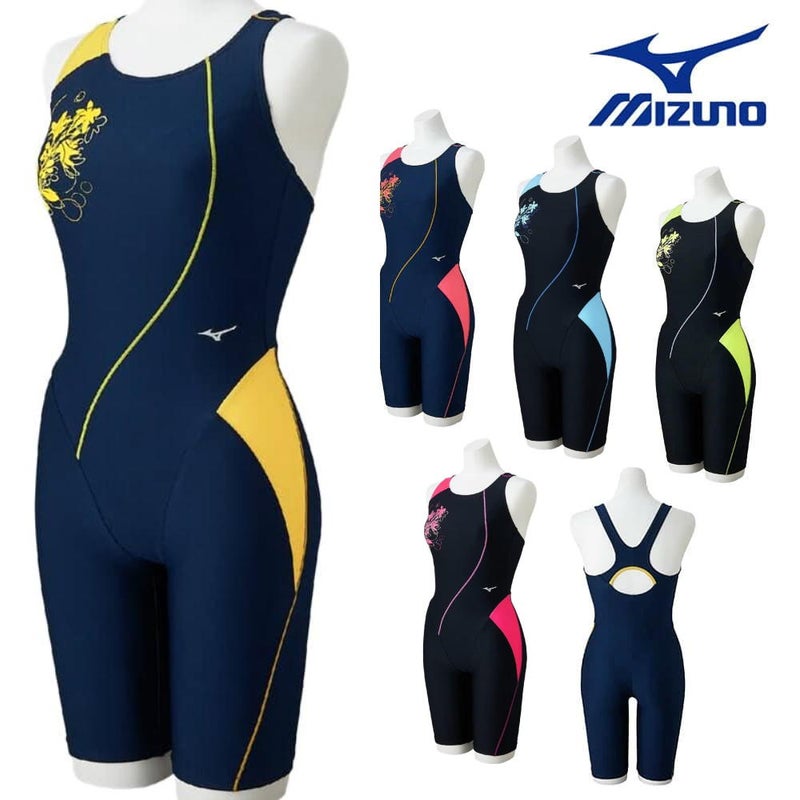 ミズノMIZUNOフィットネス水着レディースStrokeONEオールインワンパッド付き2026年春夏モデルN2JGD310