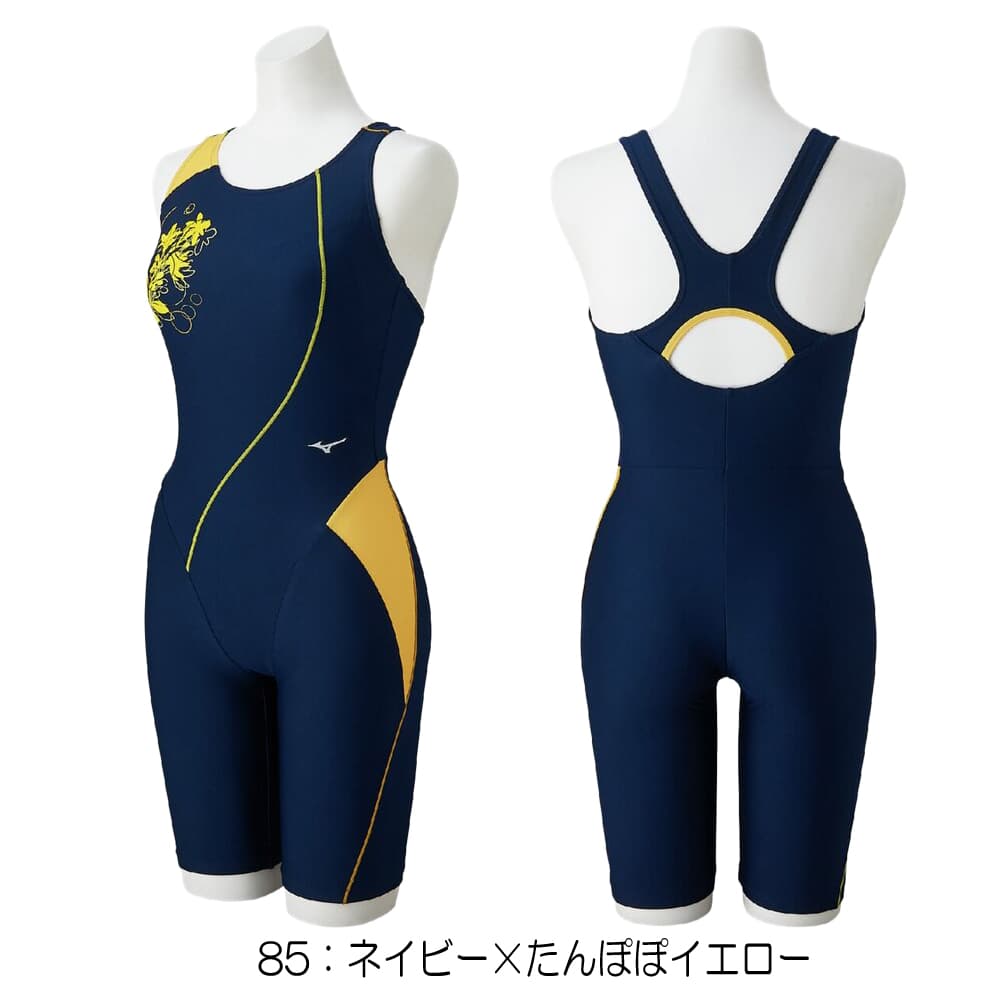 ミズノMIZUNOフィットネス水着レディースStrokeONEオールインワンパッド付き2026年春夏モデルN2JGD310