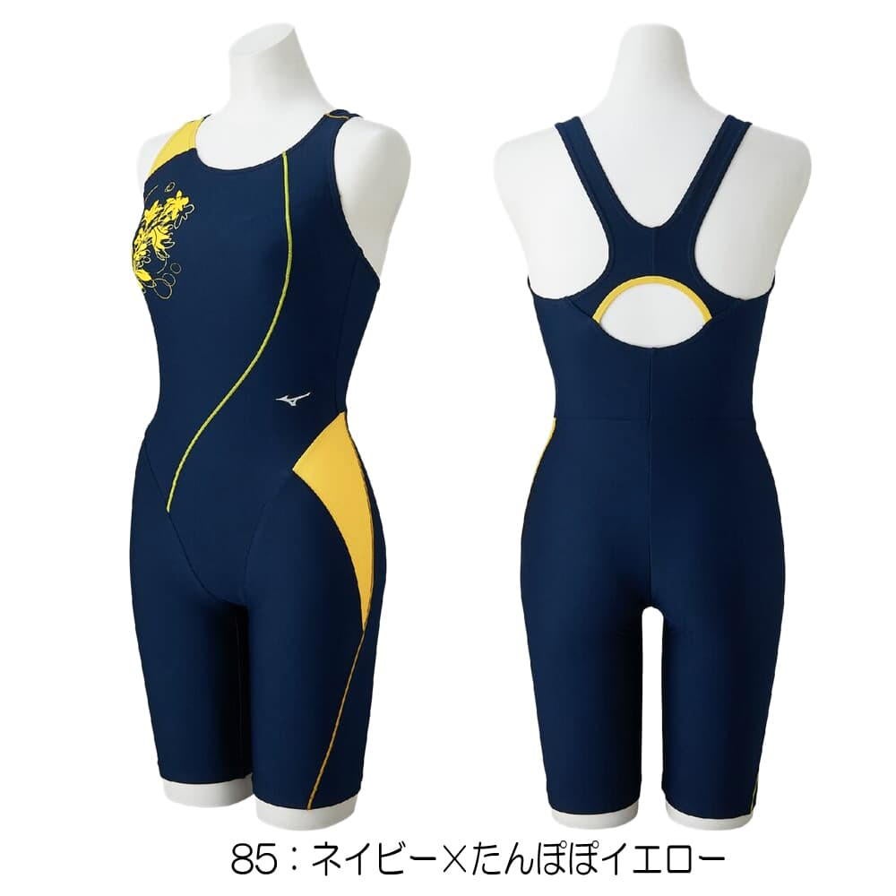 ミズノMIZUNOフィットネス水着レディースStrokeONEオールインワンパッド付き2026年春夏モデルN2JGD310