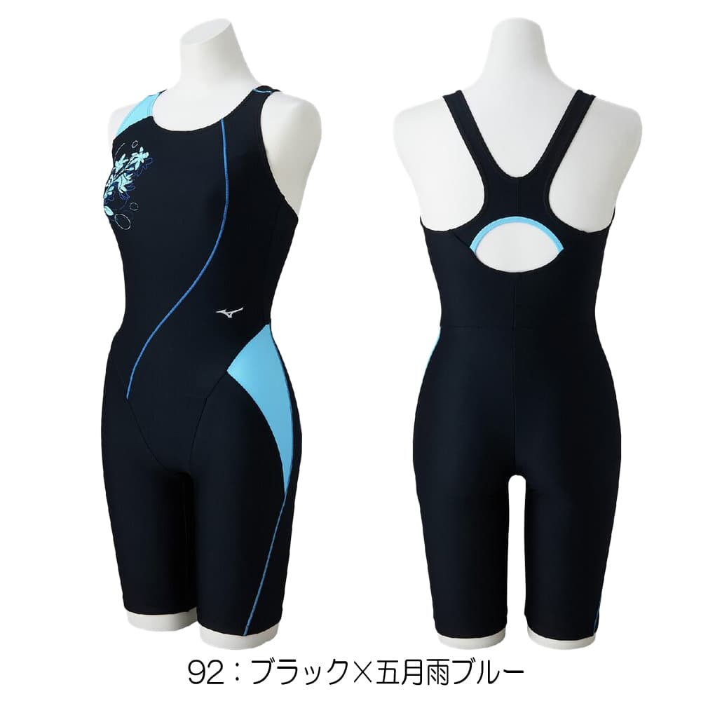 ミズノMIZUNOフィットネス水着レディースStrokeONEオールインワンパッド付き2026年春夏モデルN2JGD310