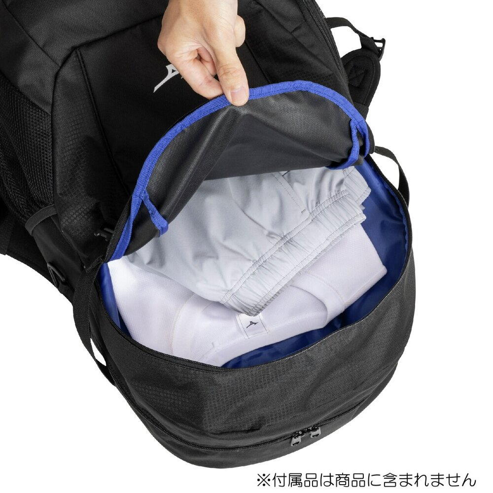 ミズノMIZUNO水泳チームバッグパック40-6リュックスポーツバッグ40L2026年春夏モデル33JDD101